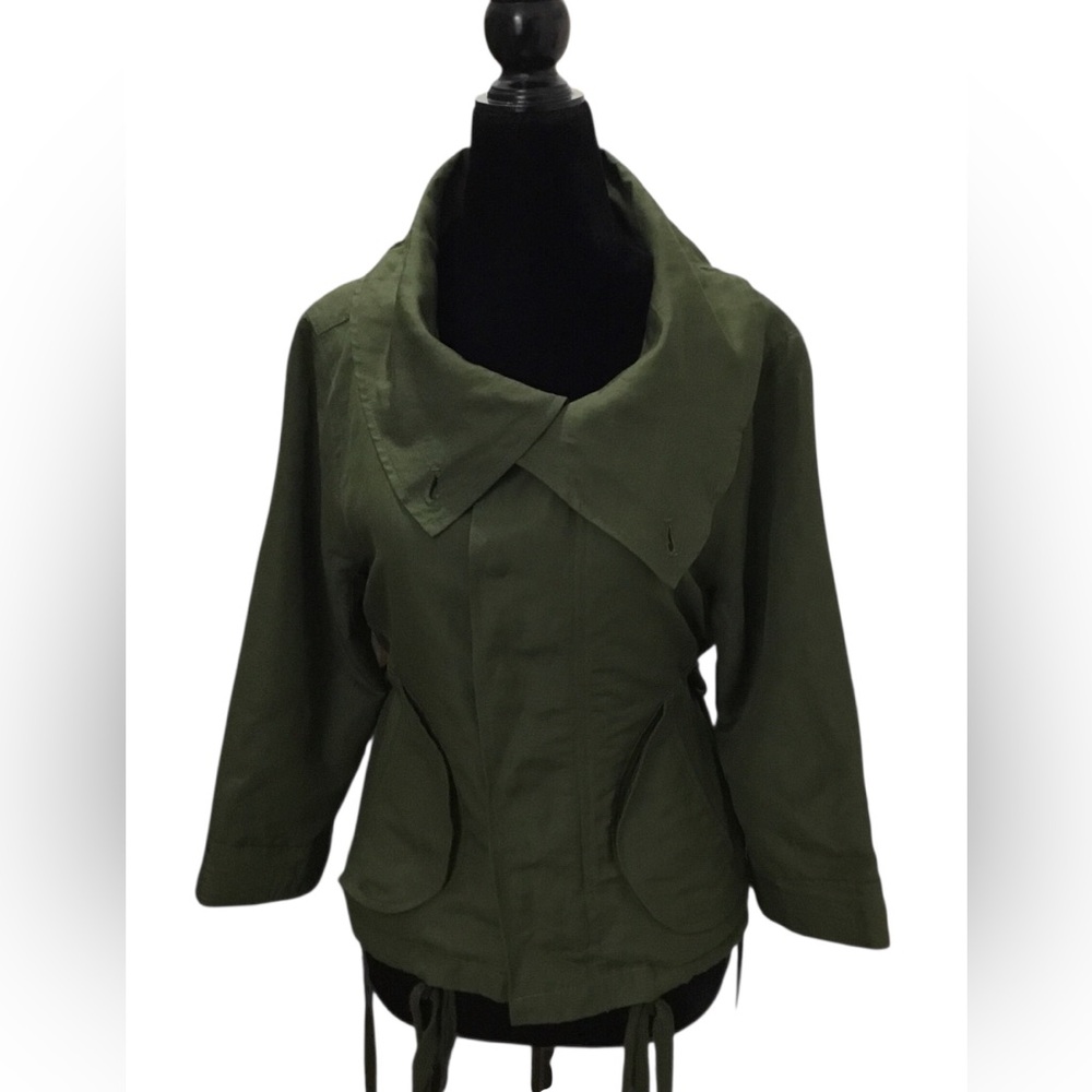Luxury Designer Nicholas K Silk & Linen Jacket